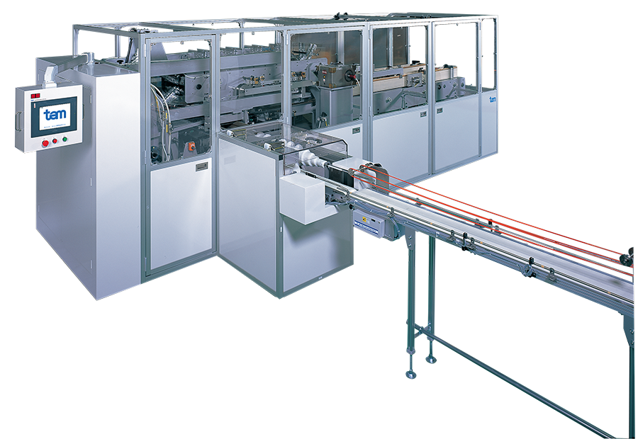 Overwrapping machines for paper products
